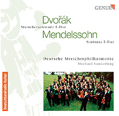 CD album cover 'Deutsche Streicherphilharmonie' (GEN 85513) with Deutsche Streicherphilharmonie, Michael Sanderling