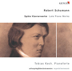 CD album cover 'Robert Schumann' (GEN 86062) with Tobias Koch