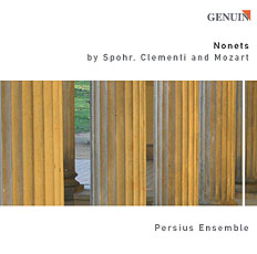 CD album cover 'Nonets' (GEN 87087) with Persius Ensemble