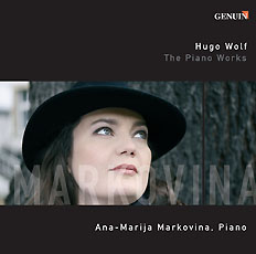 CD album cover 'Hugo Wolf' (GEN 87091) with Ana-Marija Markovina