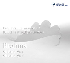 CD album cover 'Brahms' (GEN 87100) with Dresdner Philharmonie, Rafael Frühbeck de Burgos