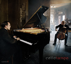 CD album cover 'cellotango' (GEN 88126) with cello project - Eckart Runge, Jacques Ammon