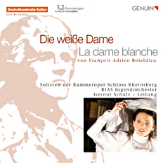 CD album cover 'La dame blanche' (GEN 10534 ) with Kammeroper Schlo Rheinsberg, RIAS Jugendorchester, Gernot Schulz