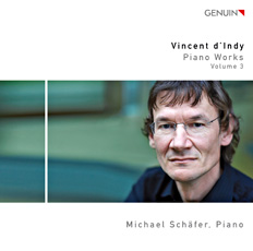 CD album cover 'Vincent d'Indy (1851-1931)' (GEN 10178) with Michael Schfer