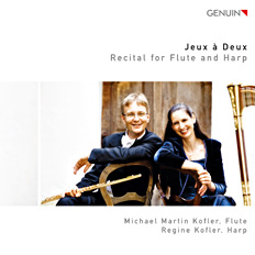 CD album cover 'Jeux à Deux' (GEN 11196 ) with Michael Martin Kofler, Regine Kofler