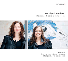 CD album cover 'Archipel Machaut' (GEN 13284) with Katharina Buml, Margit Kern, Mixtura