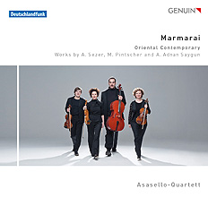 CD album cover 'Marmarai' (GEN 14298) with Asasello-Quartett