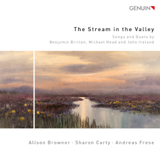 CD album cover 'The Stream in the Valley' (GEN 14300) with Alison Browner, Sharon Carty, Andreas Frese