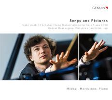 CD album cover 'Songs and Pictures' (GEN 14326) with Mikhail Mordvinov