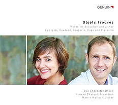 CD album cover 'Objets Trouvés' (GEN 16439) with Viviane Chassot, Martin Mallaun