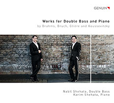 CD album cover 'Werke fr Kontrabass und Klavier' (GEN 17448) with Nabil Shehata, Karim Shehata