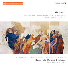 CD album cover 'Wehmut' (GEN 17474) with Camerata Musica Limburg, Jan Schumacher, Christoph Prgardien ...