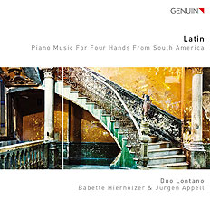 CD album cover 'Latin' (GEN 20685) with Duo Lontano, Babette Hierholzer, Jürgen Appell