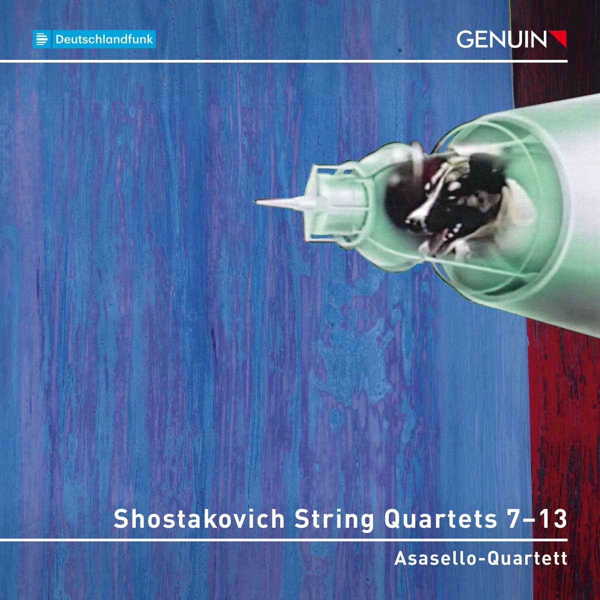 CD album cover 'Shostakovich String Quartets 713' (GEN 23826) with Asasello-Quartett