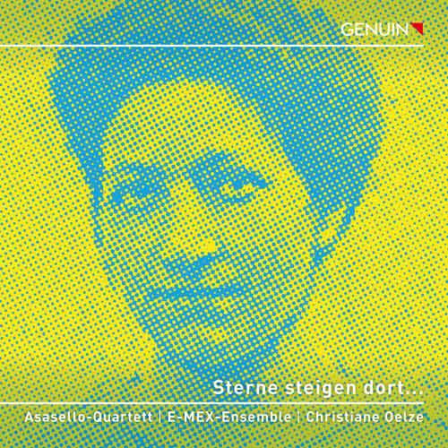 CD album cover 'Sterne steigen dort' (GEN 23837) with Asasello-Quartett, E-MEX-Ensemble, Christiane Oelze