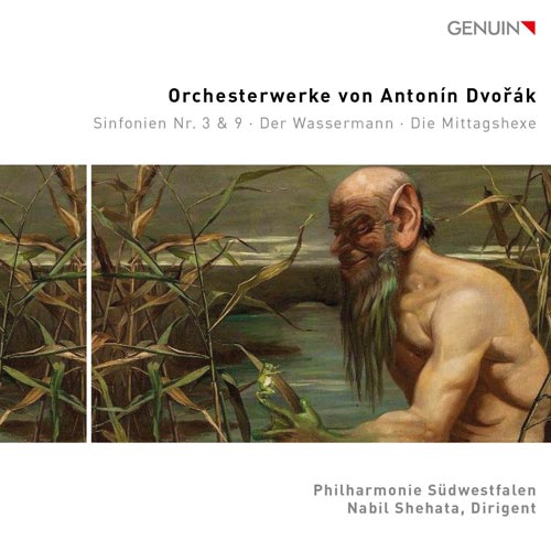 CD album cover 'Orchestral Works by Antonn Dvork' (GEN 24853) with Philharmonie Sdwestfalen, Nabil Shehata
