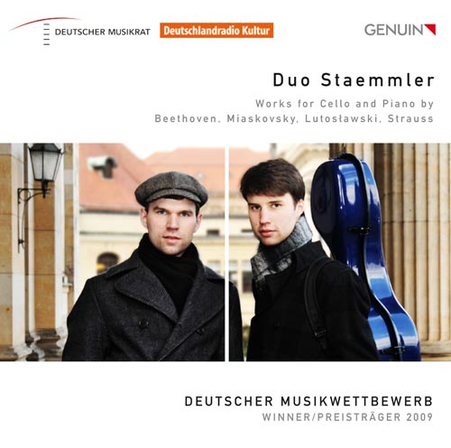 CD album cover 'Duo Staemmler' (GEN 10168 ) with Peter-Philipp  Staemmler , Hansjacob Staemmler 