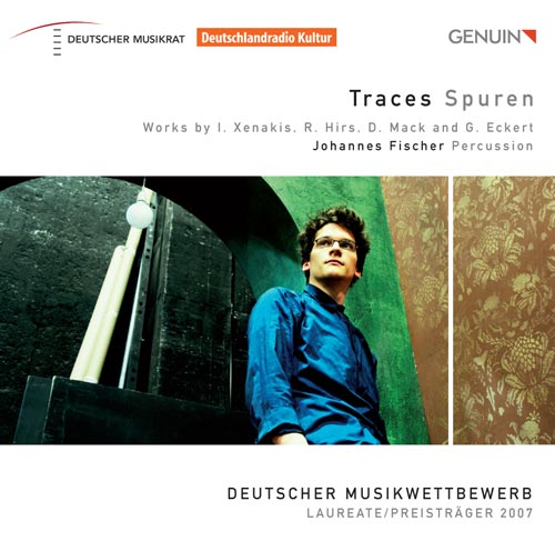 CD album cover 'Traces ' (GEN 89135) with Johannes Fischer, Christian Hommel, Nari Hong