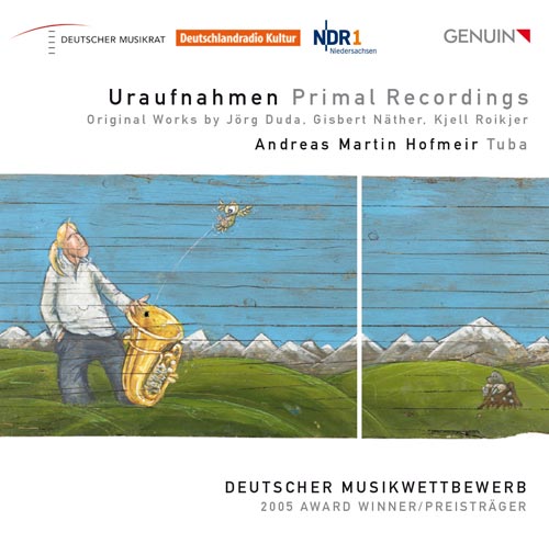 CD album cover 'Primal Recordings' (GEN 12231) with Andreas Martin Hofmeir, Michael Martin Kofler, Hinrich Alpers ...