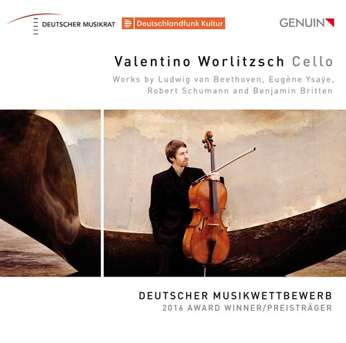 CD album cover 'Valentino Worlitzsch, Cello ' (GEN 17463) with Valentino  Worlitzsch, Elisabeth  Brauß
