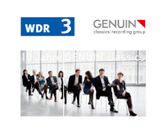 Zum 10-jhrigen Jubilum ist GENUIN classics bei WDR 3 Tonart im Portrait