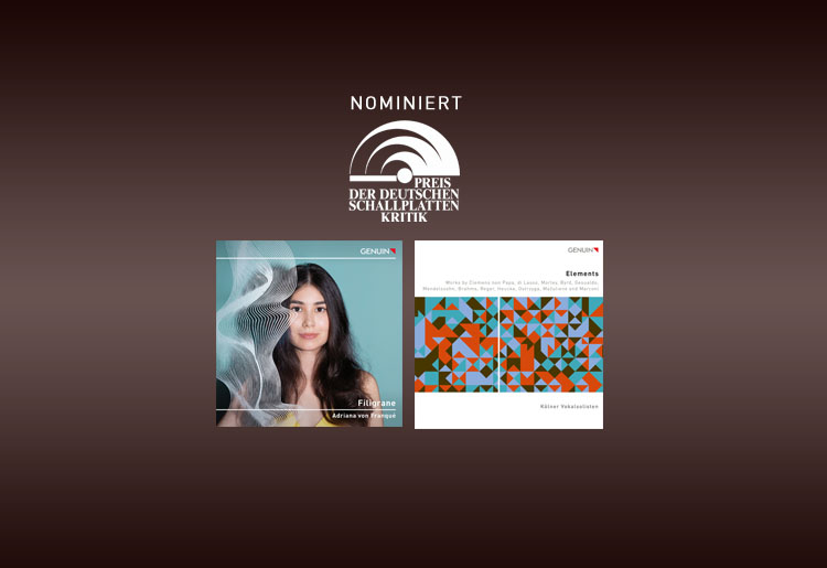 Two GENUIN-CDs are nominated for the German Record Critics' Award
