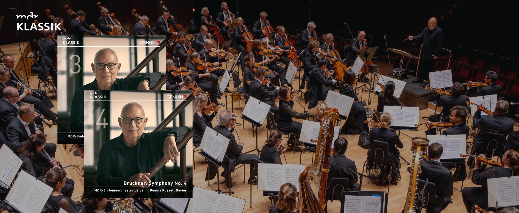 GENUIN News Fortsetzung der Bruckner-Gesamteinspielung mit Dennis Russell Davies und dem MDR Sinfonieorchester