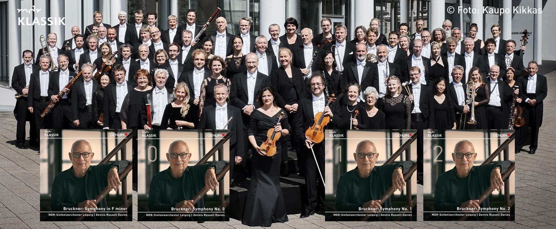GENUIN News Eine neue Prespektive auf Bruckners sinfonisches Werk von Dennis Russell Davies und dem MDR Sinfonieorchester