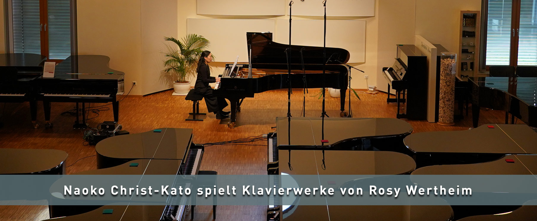 GENUIN News Album-Release-Tour der Pianistin Naoko Christ-Kato mit Klavierwerken von Rosy Wertheim