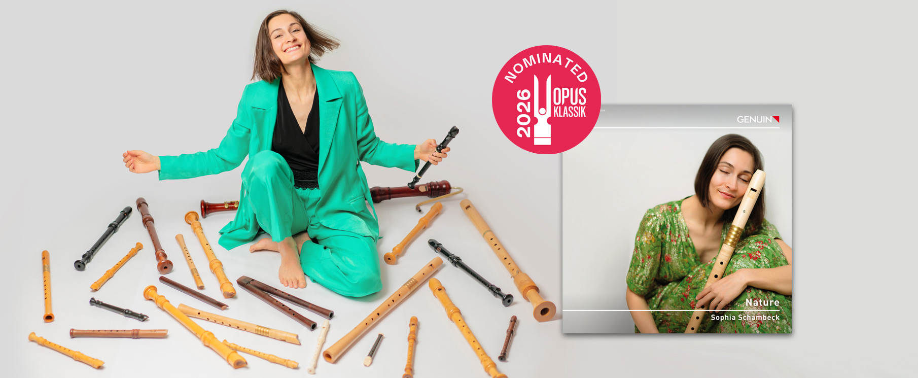 GENUIN News Sophia Schambeck ist als Nachwuchskünstlerin des Jahres für den OPUS KLASSIK 2026 nominiert