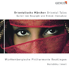 CD album cover 'Oriental Tales' (GEN 04047) with Wrttembergische Philharmonie Reutlingen, Norichika Iimori