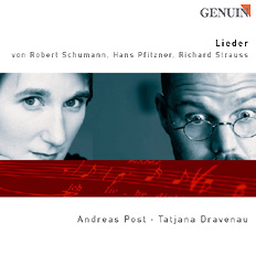 CD album cover 'Lieder' (GMP 020204-1) with Andreas Post, Tatjana Dravenau