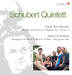 CD album cover 'Schubert-Quintett' (GEN 86521) with Schubert-Quintett
