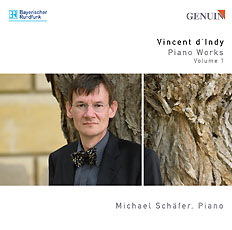 CD album cover 'Vincent dIndy' (GEN 87083) with Michael Schfer