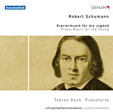 CD album cover 'Klaviermusik für die Jugend' (GEN 10170) with Tobias Koch