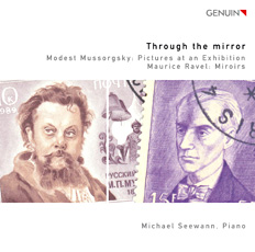 CD album cover 'Through the mirror' (GEN 10179) with Michael Seewann