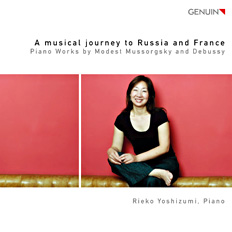 CD album cover 'A Musical Journey to Russia and France' (GEN 11199 ) with Rieko Yoshizumi