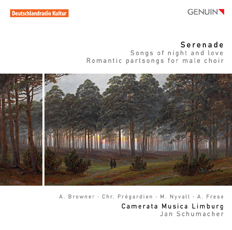 CD album cover 'Serenade' (GEN 12224) with Camerata Musica Limburg, Andreas Frese, Alison Browner ...