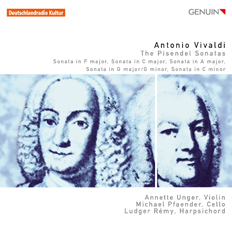 CD album cover 'Antonio Vivaldi' (GEN 12248) with Annette Unger, Michael Pfaender, Ludger Rmy