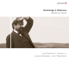 CD album cover 'Hommage à Debussy - Special Editon' (GEN 12230) with Julia Dahlkvist, Chenyin Li ...