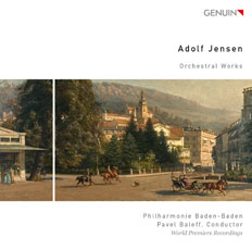 CD album cover 'Adolf Jensen' (GEN 15347) with Philharmonie Baden-Baden, Pavel Baleff