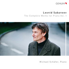 CD album cover 'Leonid Sabaneev' (GEN 15380) with Michael Schfer