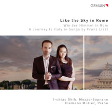 CD album cover 'Like the Sky in Rome' (GEN 16402) with I-chiao Shih, Clemens Müller