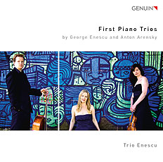 CD album cover 'First Piano Trios' (GEN 16447) with Trio Enescu