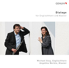 CD album cover 'Dialoge' (GEN 17454) with Michael Sieg, Angelika Merkle