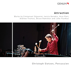 CD album cover 'Attraction' (GEN 17455) with Christoph Sietzen