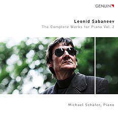 CD album cover 'Leonid Sabaneev' (GEN 18612) with Michael Schfer