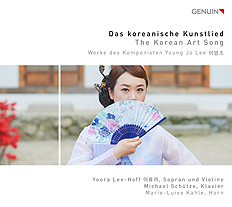 CD album cover 'The Korean Art Song' (GEN 18602) with Yoora Lee-Hoff, Michael Schtze, Marie-Luise Kahle