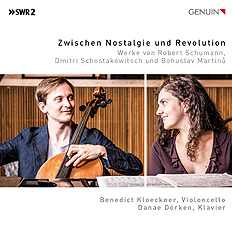 CD album cover 'Zwischen Nostalgie und Revolution' (GEN 19660) with Benedict Kloeckner, Danae Dörken