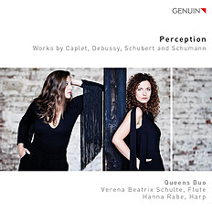 CD album cover 'Perception' (GEN 20691) with Queens Duo